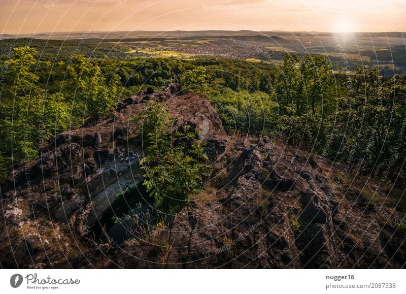 the hollow stone in Northern Hesse Vacation & Travel Tourism Trip Far-off places Camping Summer Summer vacation Sun Mountain Hiking Climbing Mountaineering