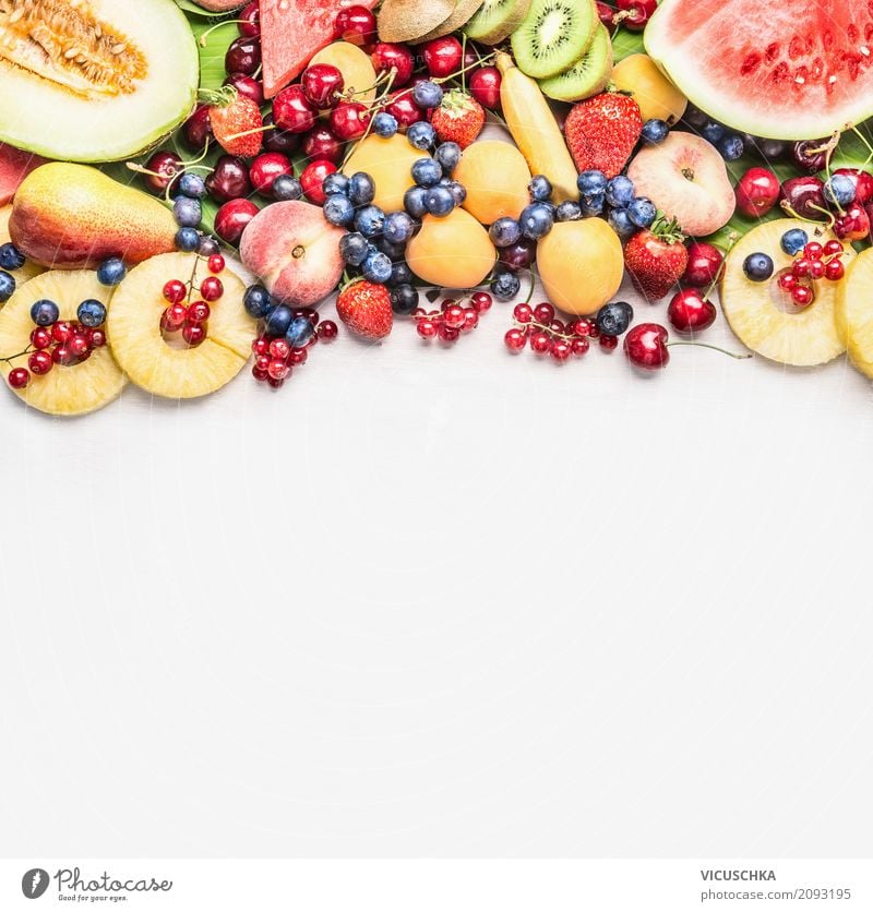 Summer fruit for healthy food Food Fruit Apple Orange Nutrition Organic produce Vegetarian diet Diet Style Design Healthy Healthy Eating Berries Vitamin