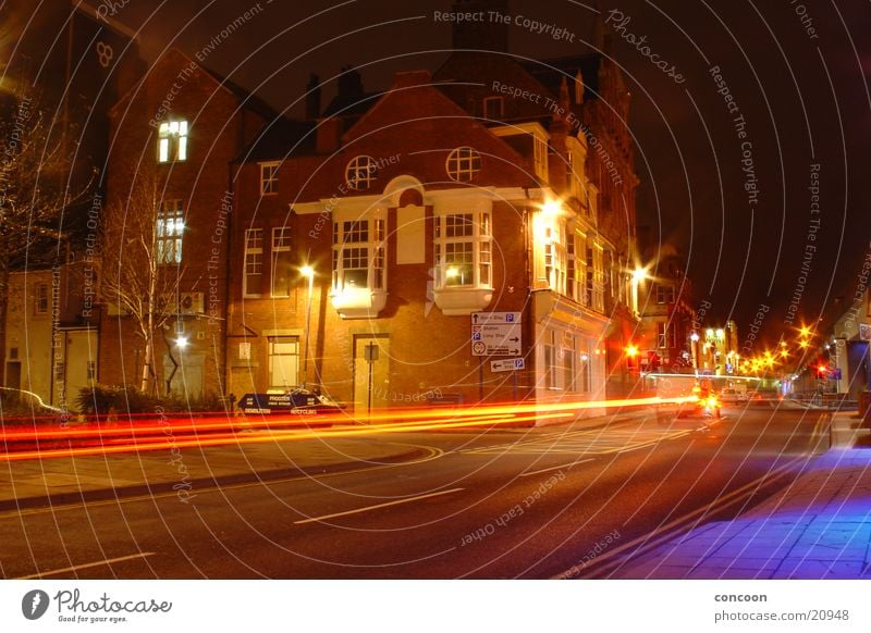 In the streets of Middlesbrough // Rush England Great Britain Europe Street Industrial Photography Light Car Speed teesside North East England