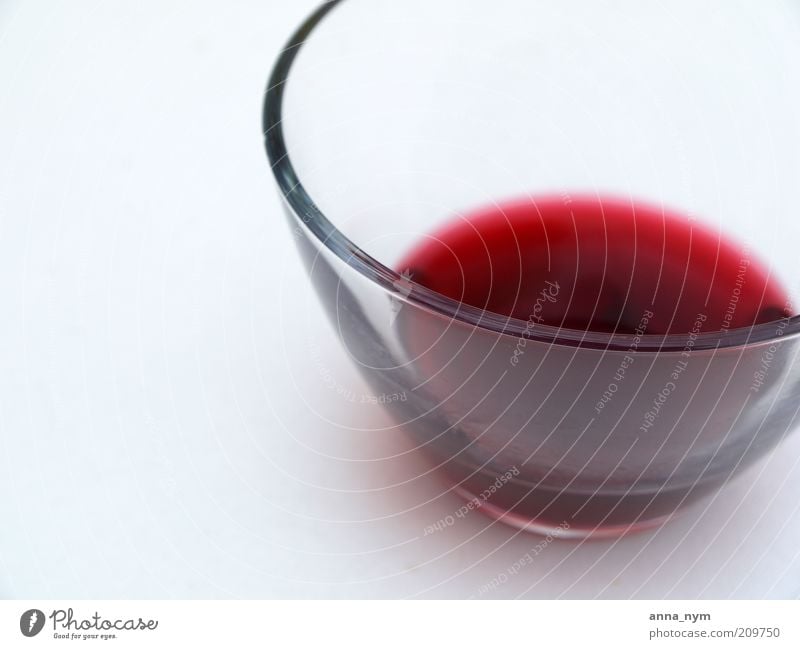 cherry juice Cherry juice Beverage Cold drink Juice Bowl Red Fluid Juicy Sweet Colour Colour photo Macro (Extreme close-up) Deserted Copy Space left