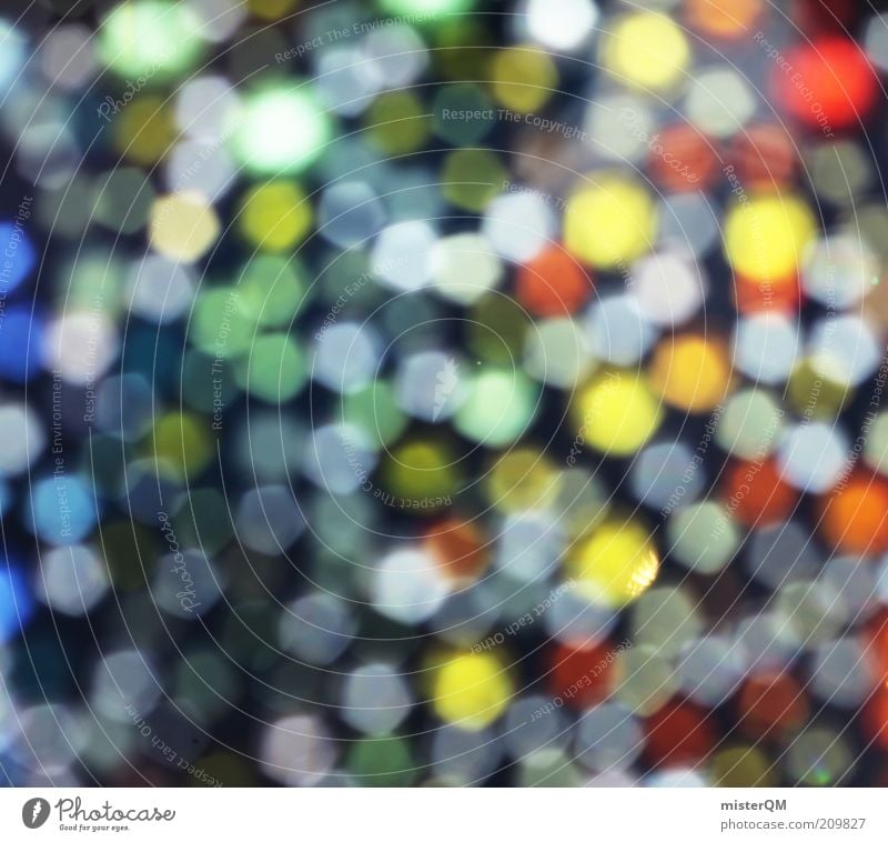 Lights. Art Esthetic Multicoloured Illuminate Glittering Many Small Point Versatile Creativity Idea Prismatic colors Beautiful Decoration Blur Mosaic