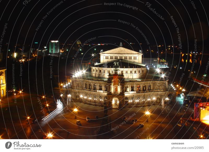 Semper Opera Dresden Saxony Art Culture Renaissance Europe theatre square Opera house Gottfried Semper Architecture