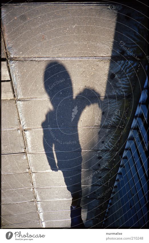 THEY'RE COMING. . . . Human being Androgynous Head Arm 1 Beautiful weather Bridge Pedestrian Sign Going Exceptional Dark Belief Fear Contact