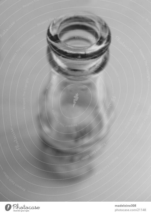 cola bottle Cola Obscure Macro (Extreme close-up) Bottle Black & white photo Perspective