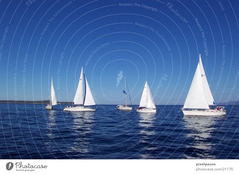 I am sailing Sailboat Regatta Ocean Calm