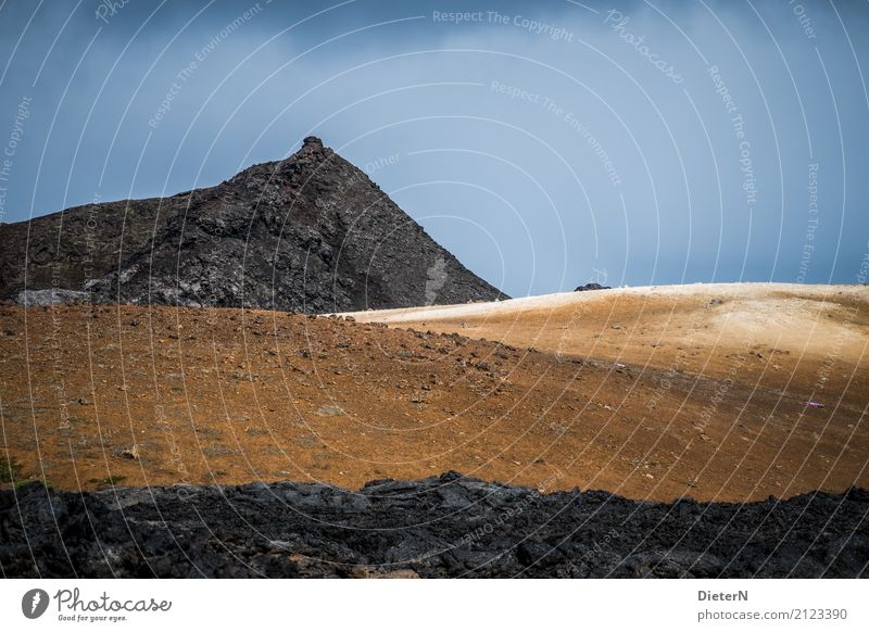 fields Environment Nature Landscape Earth Sand Sky Clouds Volcano Blue Yellow Black Iceland Empty Sulphur Rock Stone Colour photo Exterior shot Deserted