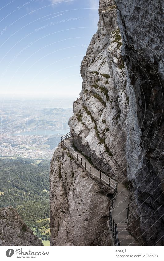 pilate Environment Nature Landscape Summer Beautiful weather Rock Alps Mountain Exceptional Natural Switzerland Pilatus Hiking Hiking trip Class outing