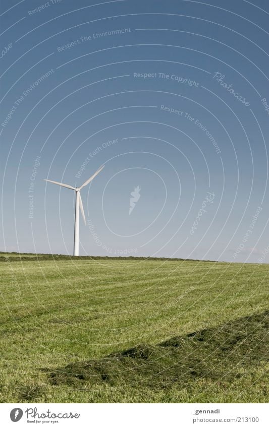 calm, also called calm Environment Nature Landscape Earth Air Sky Cloudless sky Horizon Summer Beautiful weather Grass Calm Wind Electricity generating station