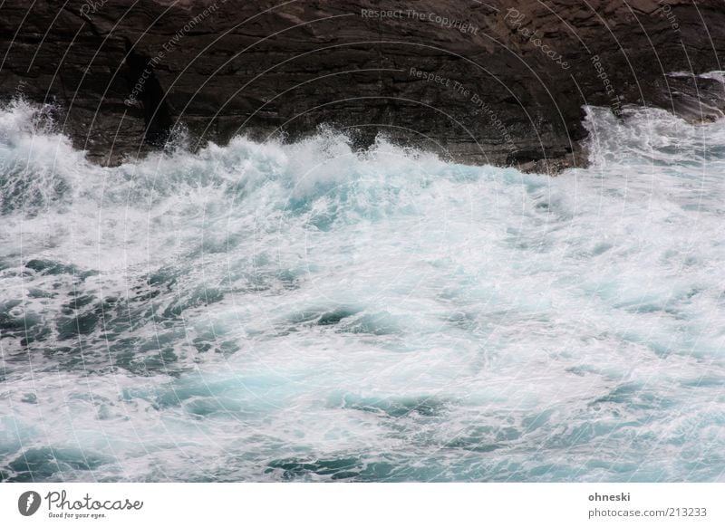 Moving Sea II Nature Elements Water Rock Waves Coast Bay Ocean Pacific Ocean Wild Power Life Energy Colour photo Exterior shot Deserted White crest Surf Swell