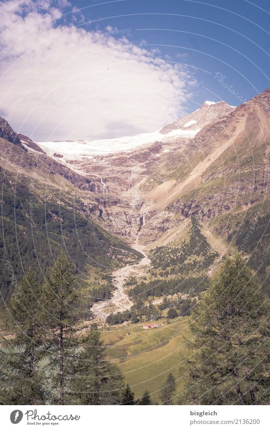 Paluge Glacier Mountaineering Hiking Climbing Environment Nature Landscape Snow Alps Switzerland Europe Blue Brown Green Far-off places Climate change