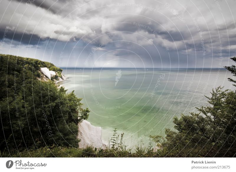 Once in a lifetime Environment Nature Landscape Plant Sky Clouds Storm clouds Weather Bad weather Wind Rain Hill Rock Waves Coast Bay Baltic Sea Ocean Island