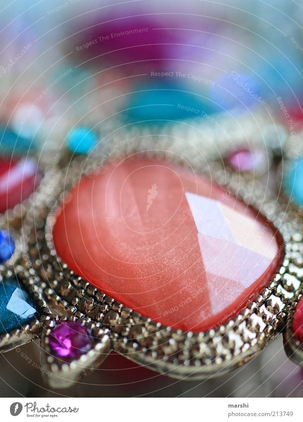 material girl Lifestyle Luxury Elegant Style Beautiful Multicoloured Stone Jewellery Glittering Bangle Noble Costume jewelry Blur Orange Accessory Colour photo