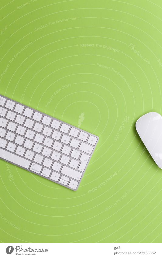 Keyboard and mouse on green Education Science & Research Adult Education School Professional training Internship Academic studies Work and employment