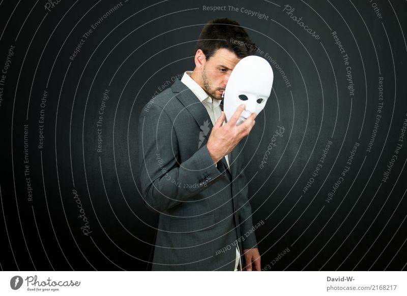 concealment Carnival Hallowe'en Unemployment Human being Masculine Man Adults Life Face Stage Culture Cinema Mask Faceless Face mask Dress up Elegant