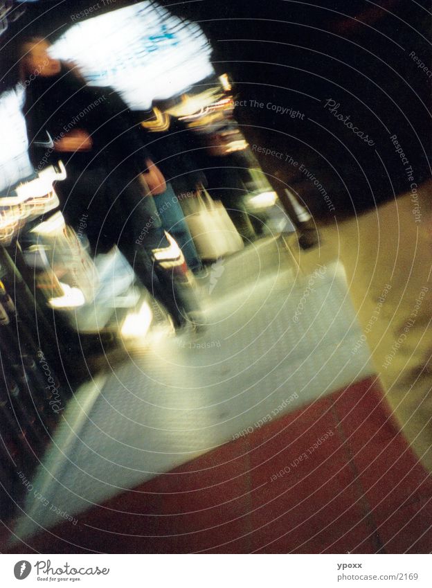 rush hour Stress Rush hour Woman Blur Human being Train station