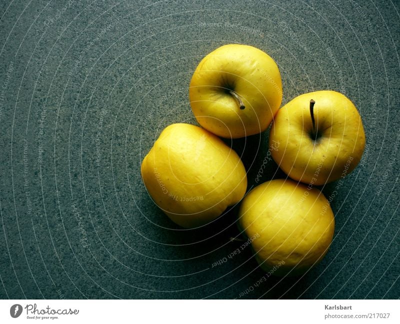 4apples Food Fruit Apple Nutrition Organic produce Vegetarian diet Diet Healthy Stone Fresh Yellow Colour Colour photo Multicoloured Interior shot Deserted