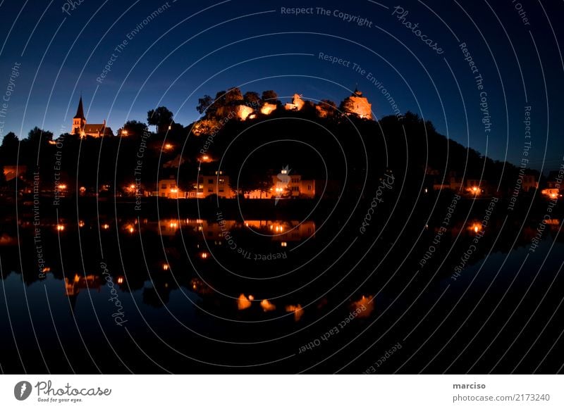 Saarburg Night Architecture Culture Sky Sunrise Sunset saarburg Germany Village Small Town Downtown Skyline House (Residential Structure) Building Monument