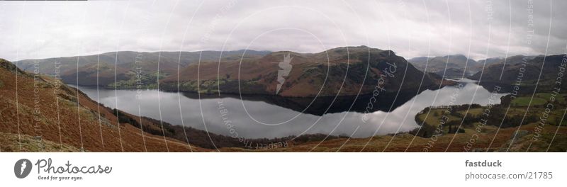 Lake District (Panorama) England Lake District National Park Panorama (View) Water Large Panorama (Format)