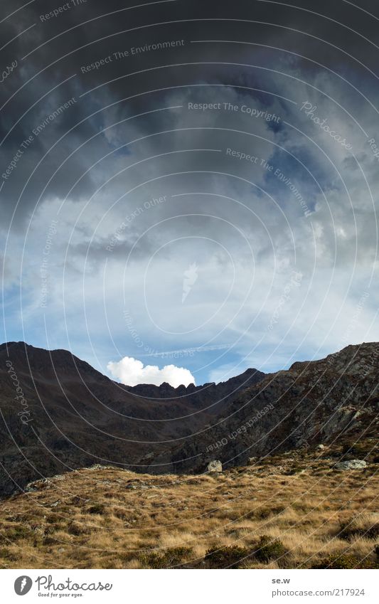 It approaches ... | Antholz [9] Elements Air Water Sky Clouds Summer Weather Storm Wind Rock Alps Mountain Antholzer valley South Tyrol Steinzger Alm