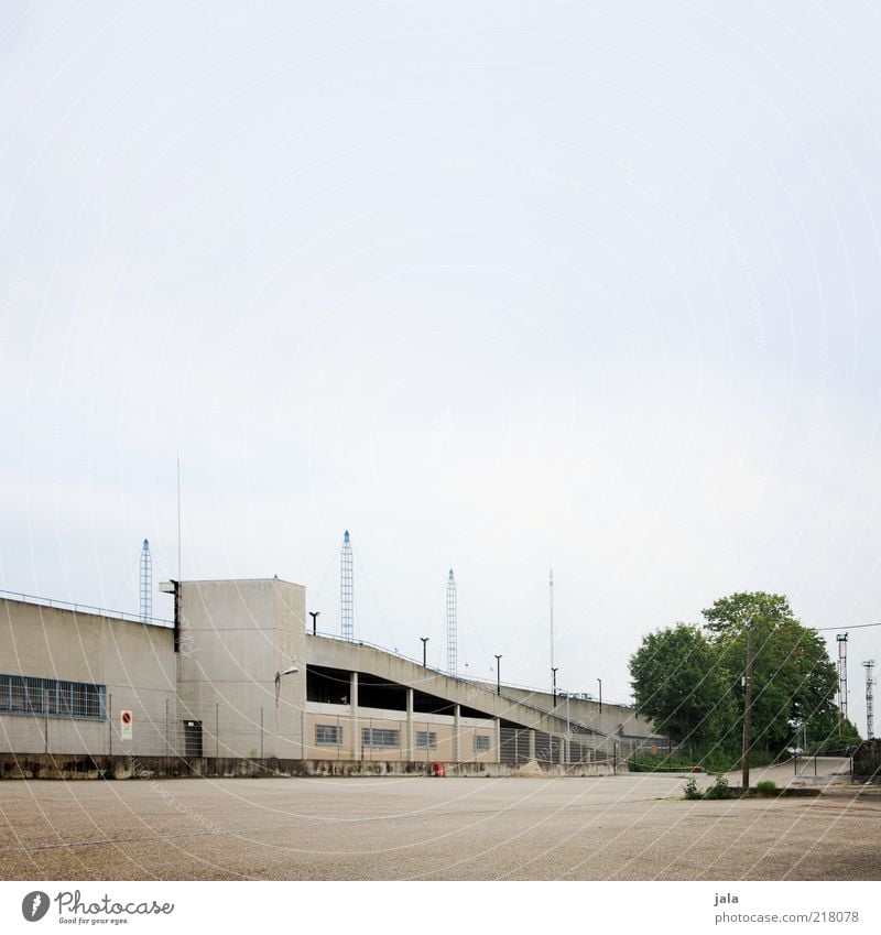 urban elements Sky Tree Outskirts Deserted Places Bridge Manmade structures Building Architecture Bright Gloomy Blue Gray Colour photo Exterior shot