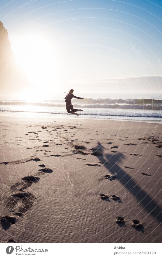 beach flight picture, luck at the sea Joy Life Harmonious Contentment Senses Relaxation Vacation & Travel Trip Adventure Far-off places Freedom Summer vacation