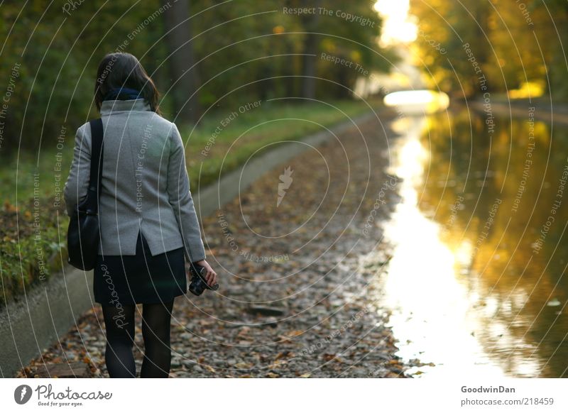 Dreams III Human being Feminine Young woman Youth (Young adults) 1 Environment Nature Park Emotions Moody Free Light heartedness To go for a walk Dawdle