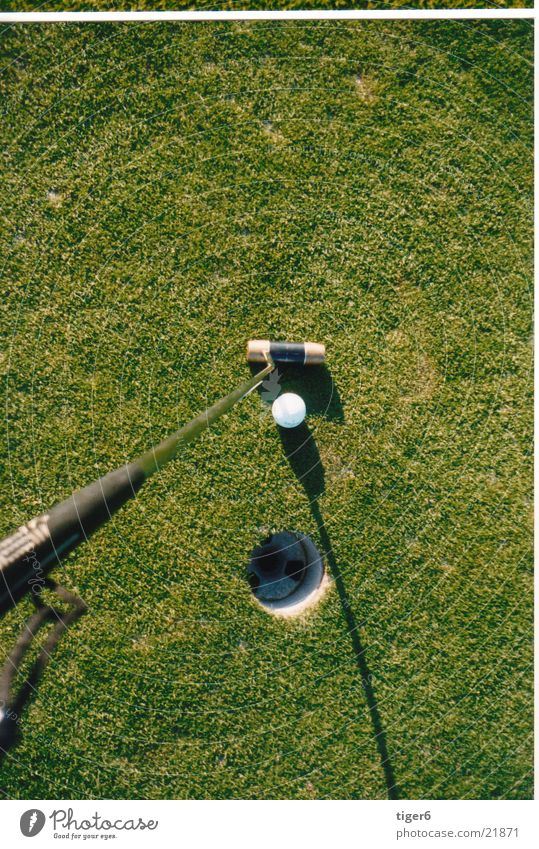 Hole from top Bird's-eye view Sports Golf Ball Arrest