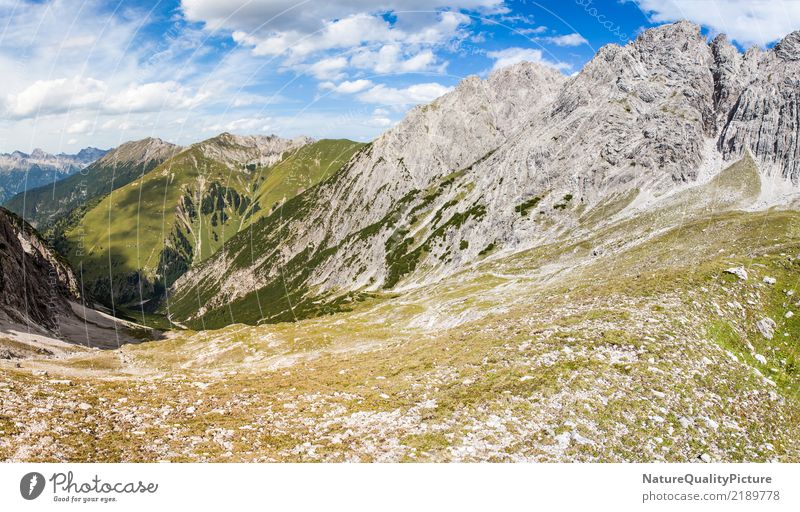 panorama plaza stream velley Vacation & Travel Summer Winter Hiking Climbing Mountaineering Nature Air Beautiful weather Forest Hill Rock Alps Peak Canyon