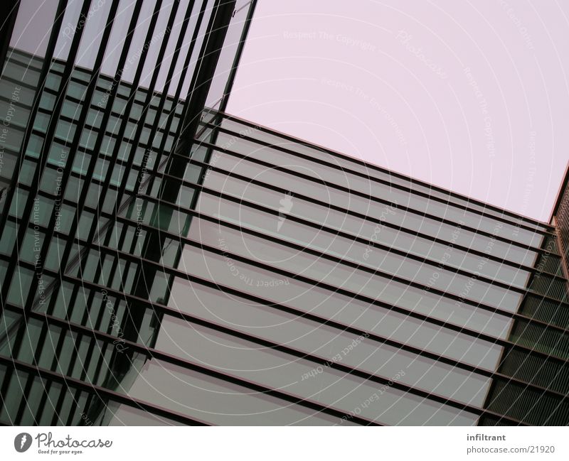 glass façade House (Residential Structure) Facade Building Window Abstract Reflection High-rise Modern Glass Window pane Architecture