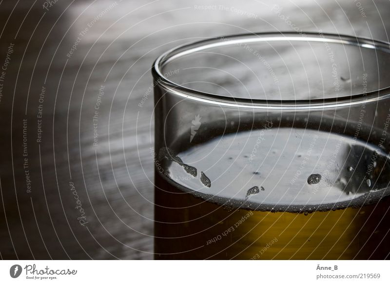 Stale beer tastes stale. Food Beverage Alcoholic drinks Beer Glass Fluid Foam Reflection Brown Partially visible Section of image Beer glass Colour photo