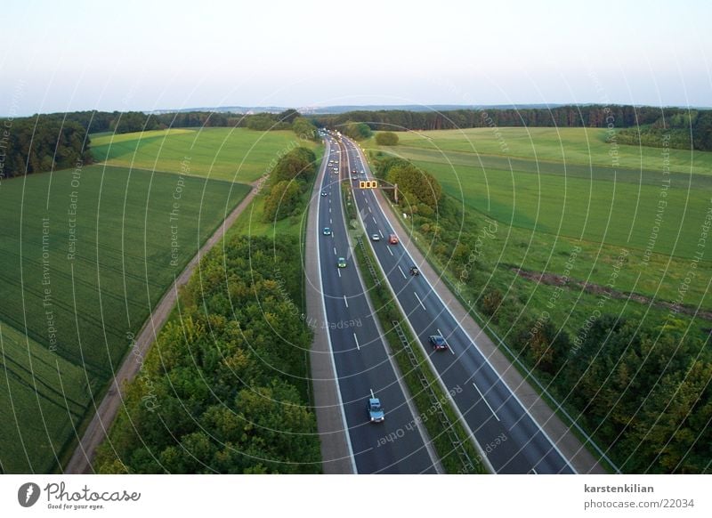 long-distance lorry driver Highway Driving Speed Overtake Far-off places Vacation & Travel Long-haul truck driver High speed Vantage point Transport Car Haste