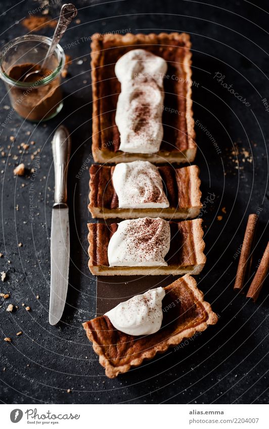 Pumpkin Pie Pumpkin pie Pumpkin time tart Cake Autumn Cream Healthy Eating Dish Food photograph Short-crust pastry Baked goods Baking Hallowe'en Thanksgiving