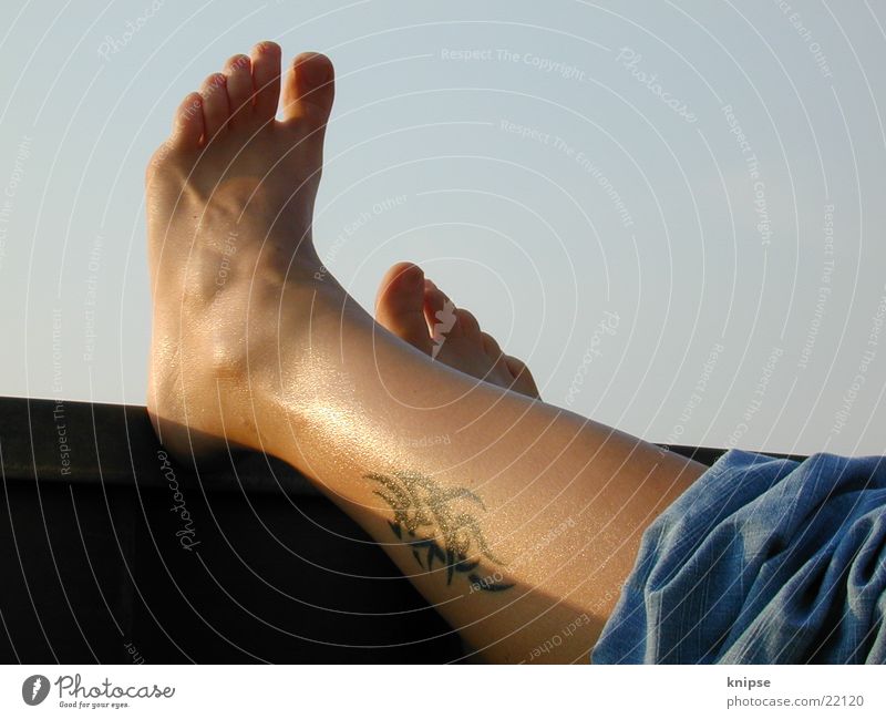 relaxing Relaxation Human being Foot. feet tattoo Wade. relax