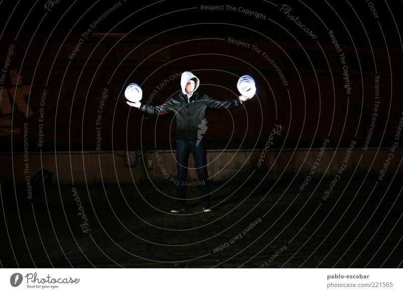 air nomad Leisure and hobbies Playing Science & Research Human being Masculine Adults 1 18 - 30 years Youth (Young adults) Art Culture Wall (barrier)