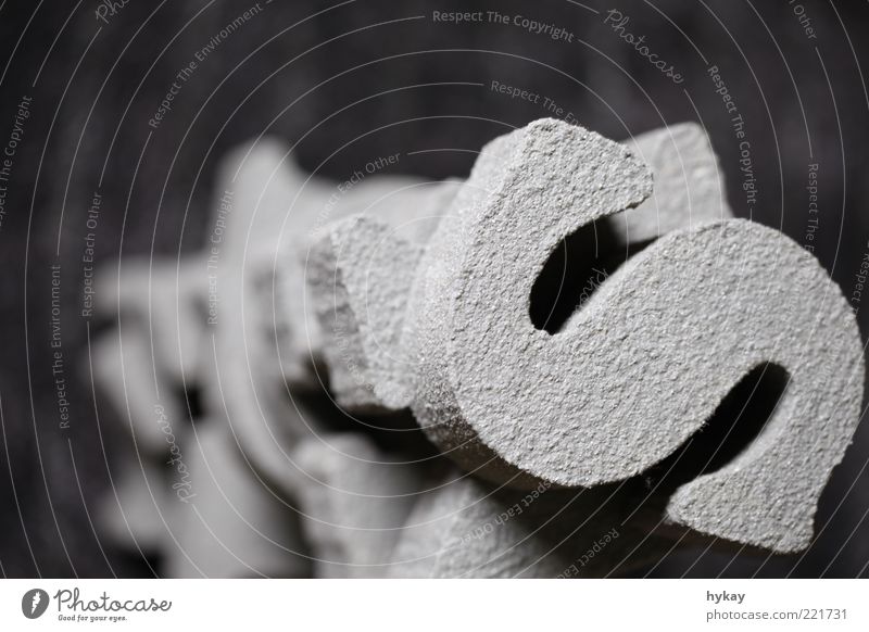 styrocut Stone Sand Concrete Characters Firm Gray Typography Tower Close-up Structures and shapes Flash photo Blur Bird's-eye view Accumulation