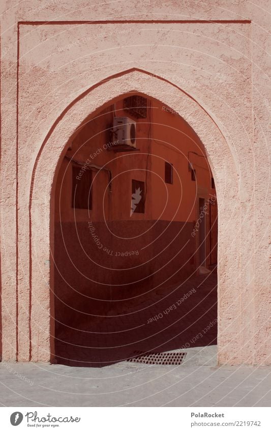 #A# Oriental Gate Art Work of art Esthetic Arabia Near and Middle East Morocco Marrakesh Colour photo Subdued colour Exterior shot Detail Experimental Abstract