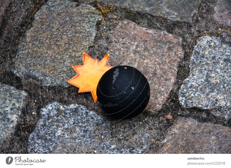 bomb alert Street Collector's item Stone Fear Dangerous Aggression Force Hatred Bomb Bomb attack Grenade Explosion Explosion hazard Fire Threat Terrorism