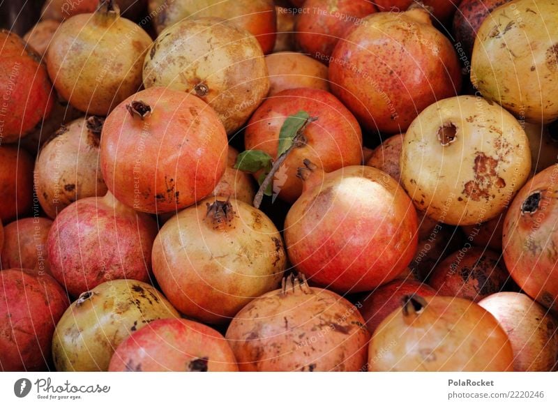 #A# Pomegranates Food Nutrition Esthetic Harvest Tropical fruits Red Healthy Eating Vitamin-rich Exotic Many Colour photo Subdued colour Exterior shot Detail