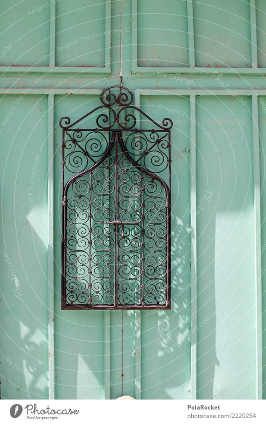 #A# Törle Art Esthetic Gate Blue Blue-green Morocco Near and Middle East Arabia Colour photo Multicoloured Exterior shot Detail Experimental Abstract Pattern