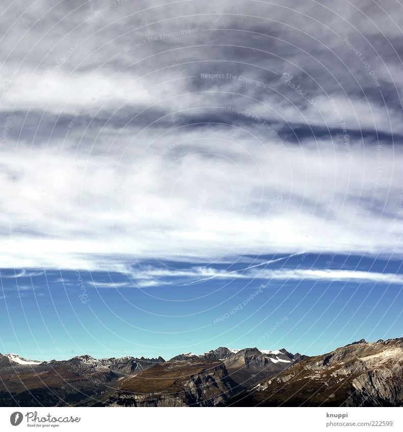 mountain range Vacation & Travel Trip Far-off places Freedom Mountain Environment Nature Landscape Sky Clouds Horizon Sunlight Autumn Beautiful weather Rock