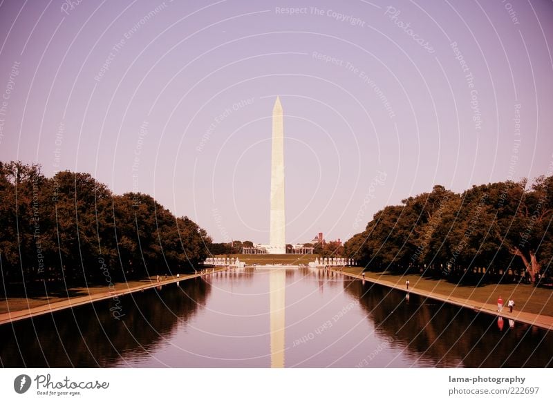 In memoriam... Park Pond Washington Washington DC USA Americas Capital city Manmade structures Architecture Obelisk Tourist Attraction Landmark Monument