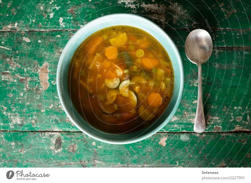 soup clown Food Vegetable Greens minestrone Zucchini Carrot Nutrition Eating Lunch Dinner Organic produce Vegetarian diet Diet Vegan diet Plate Bowl Spoon Fresh