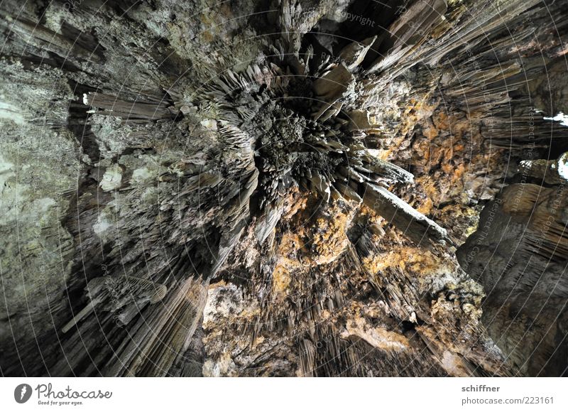 Distant galaxies... Elements Earth Dark Cold Thorny Stalactite Stalactie cave To fall Dynamics Central perspective Beautiful Uniqueness Interior shot Abstract