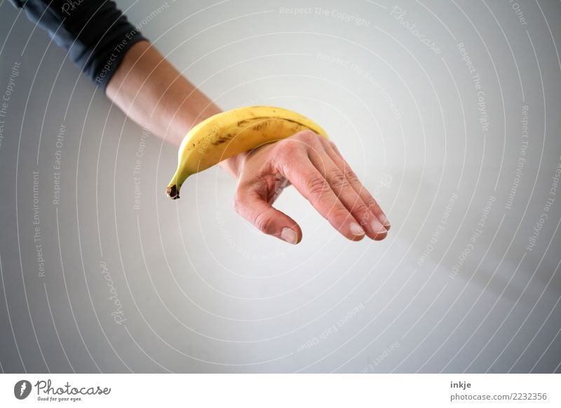 balanced diet 3 Fruit Banana Nutrition Arm Hand 1 Human being To hold on Lie Exceptional Fresh Healthy Yellow Contentment Mature Balanced Colour photo