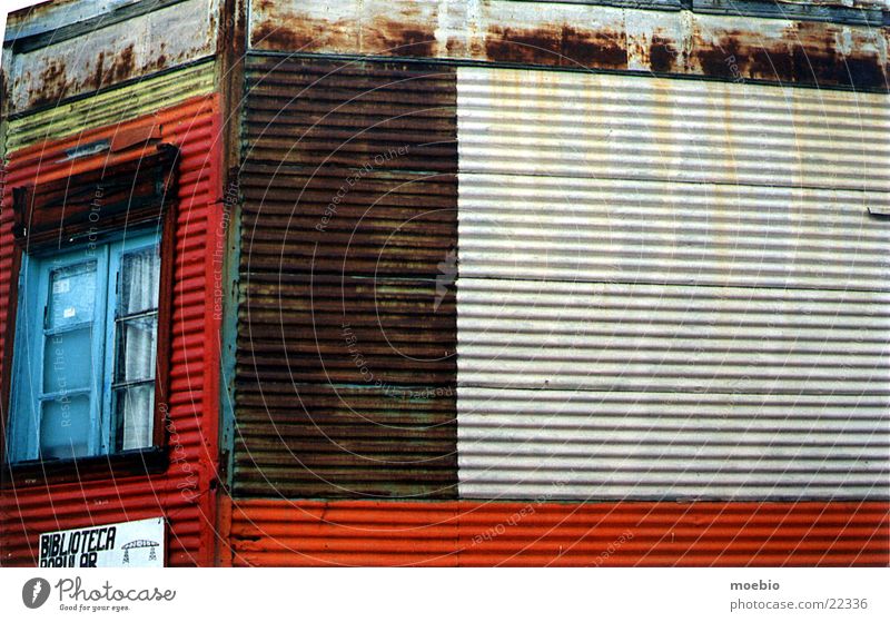 La Boca 2 Library Window Architecture colorful