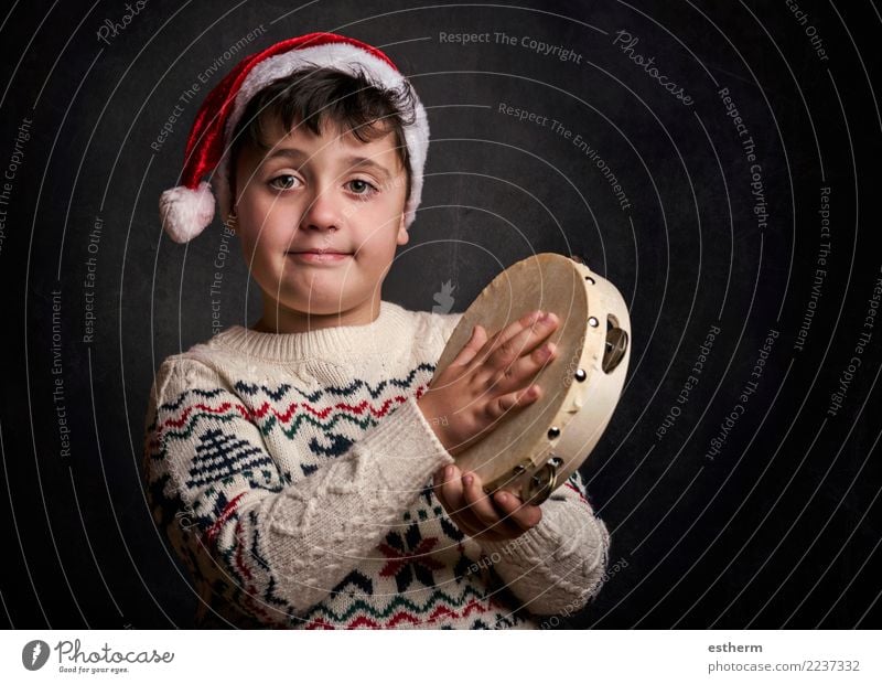 child singing Christmas carol at Christmas Lifestyle Joy Entertainment Party Event Feasts & Celebrations Christmas & Advent New Year's Eve Human being Masculine