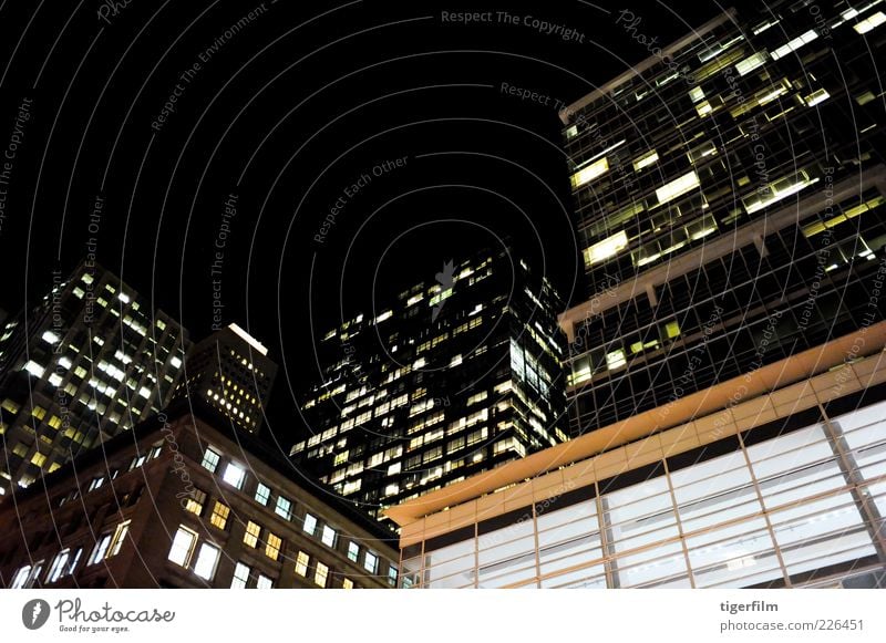 low angle shot of modern buildings lit up at night buidling Architecture Low Corner Modern Night Evening san francisco Town Skyline Downtown Shot Light Lamp