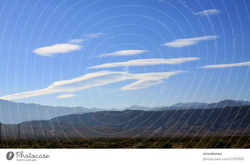 Cloud Leech Environment Nature Landscape Air Sky Clouds Climate Weather Beautiful weather Drought Bushes Hill Rock Mountain Canyon Desert Far-off places