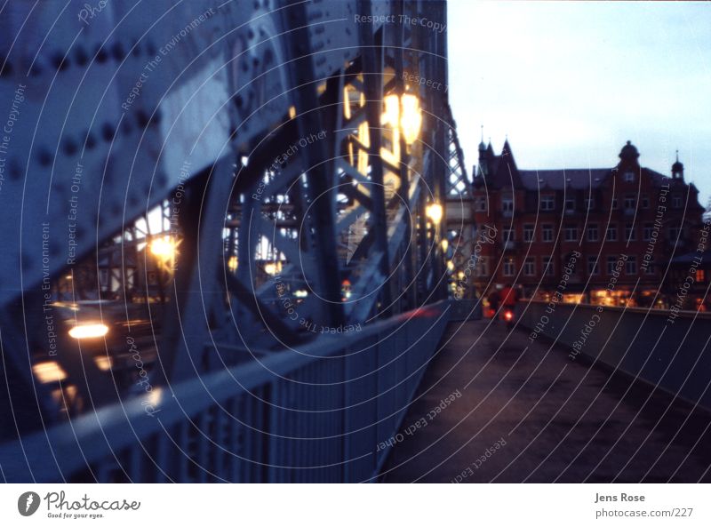 bw1 Light Architecture Bridge Twilight Blaues Wunder