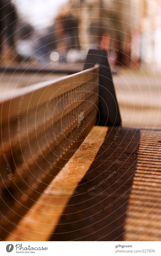 Ping Pong Deserted Public Table tennis Table tennis table Metal Net Shadow Shadow play Dark side Colour photo Exterior shot Close-up Detail Day Light Contrast